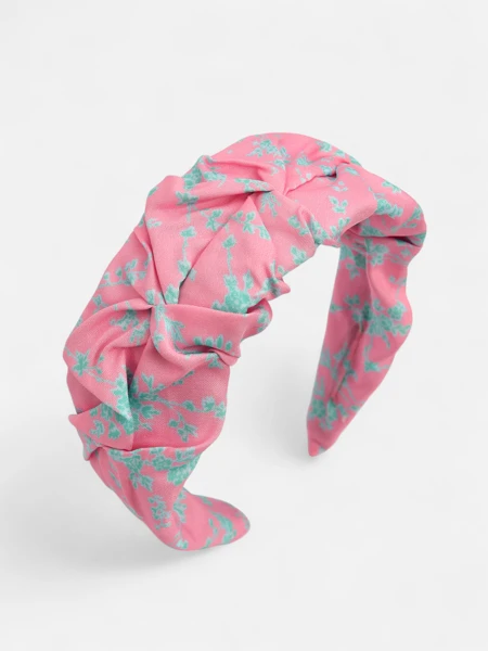 Royalfashion Bandeau à cheveux avec fronces et imprimé