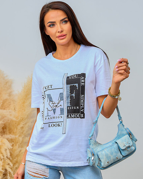 Royalfashion T-shirt imprimé pour femme