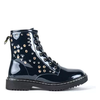 OUTLET Sacs enfant laqué bleu marine Ethna- Chaussures