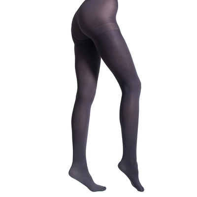 Collant lisse opaque femme bleu marine-gris 80 DEN - Sous-vêtements