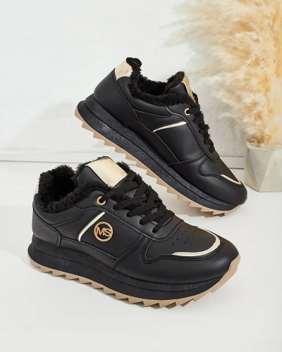 Royalfashion Baskets chauffantes pour femme avec fourrure Boris