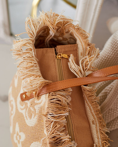 Royalfashion Sac à bandoulière en tissu pour femme