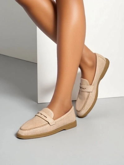 Royalfashion Mocassins perforés pour femmes Sierros