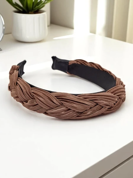 Royalfashion Serre-tête tressé gaufré Nina