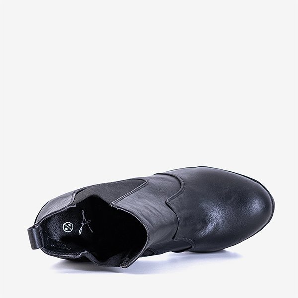 Bottes noires à talons Fausta - Footwear