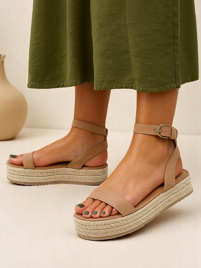 Royalfashion Sandales à plateforme pour femmes Finna