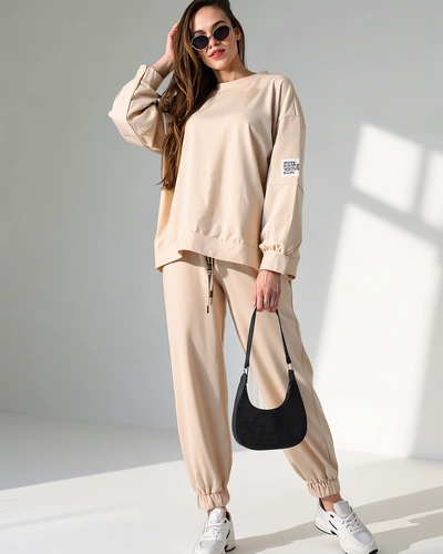 Ensemble en coton Royalfashion pour femmes avec des poignets aux chevilles