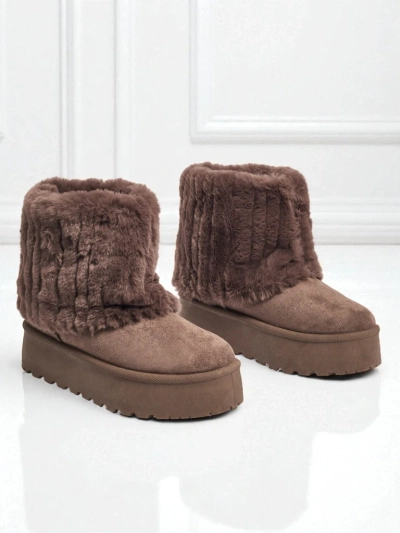 Bottes de neige pour femmes avec fourrure Irelle