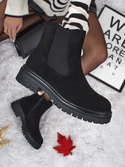 Bottines Chelsea pour femmes en éco-daim Zarelle