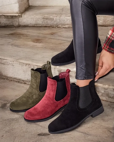 Royalfashion Bottes Ataras a'la sztyblettes eco-suede pour femme