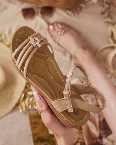 Royalfashion Sandales Sun Crusher pour femme décorées