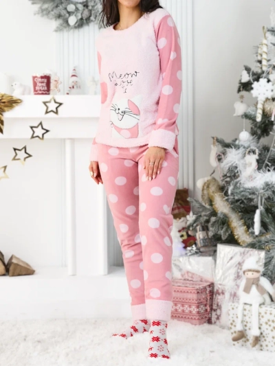 Pyjamas Royalfashion pour femmes avec un chaton