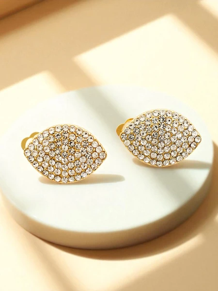 Royalfashion Boucles d’oreilles à clip pour femme avec zirconium cubique