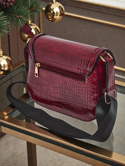 Sac à Main pour Femmes Aurora Bordeaux Écologique en Cuir Élégant