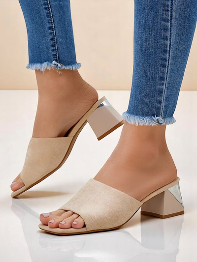 Mules pour femmes Royalfashion avec talons décoratifs Vollatie
