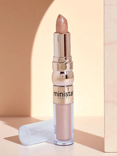 Enlumineur pour le visage en stick et en liquide Teinte Éclat Rose