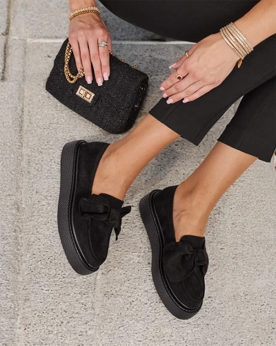 Royalfashion Demi chaussures femme avec nœud Eriz