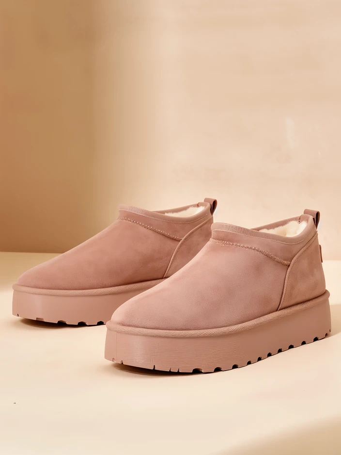 Royalfashion Bottes courtes pour femmes a'la bottes de neige Ozozi