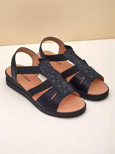 Sandales compensées basses pour femmes Royalfashion Sora
