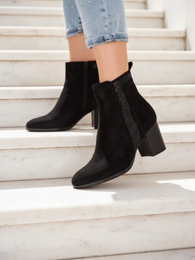 Bottines de cheville pour femmes à talon Royalfashion Venotto