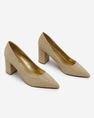 Royalfashion Femmes Eotira Glitter Stiletto Post Top pumps