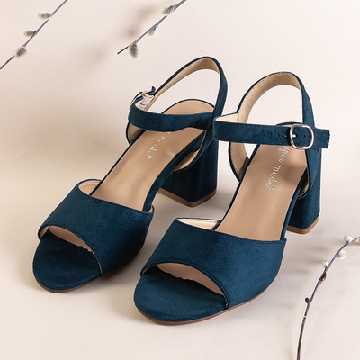 OUTLET Sandales bleu marine sur le poteau Elga - Footwear