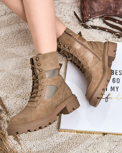 Royalfashion Bottes à lacets Hovienta pour femme