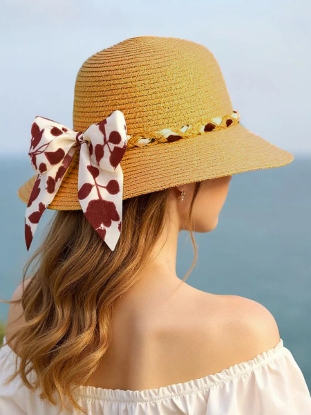 Royalfashion Chapeau de paille pour femme Sophie Belle