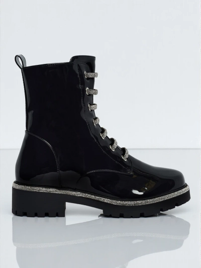 Bottines vernies à lacets pour femmes Fjorra