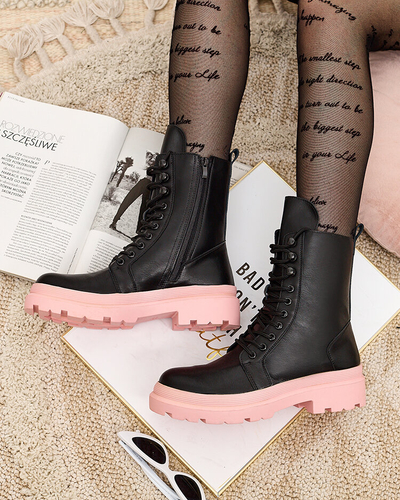 Royalfashion Bottes bagger pour femmes en cuir écologique Vederme