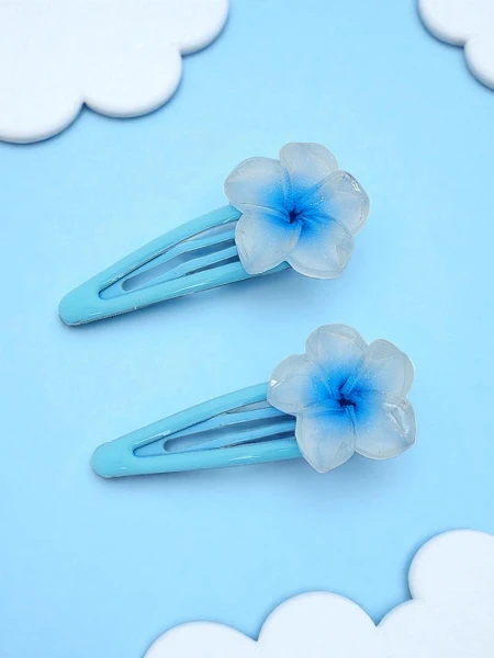 Barrettes Florisia avec fleur