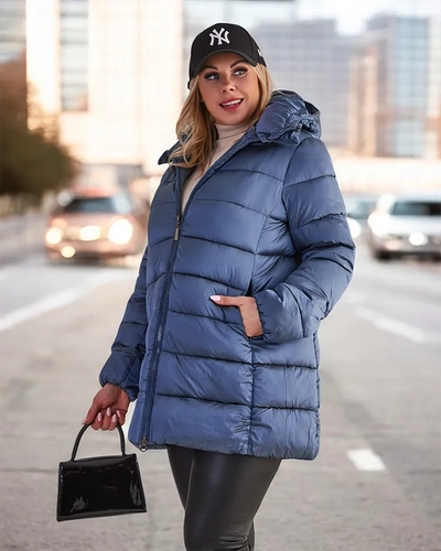 Royalfashion veste d'hiver matelassée pour femme