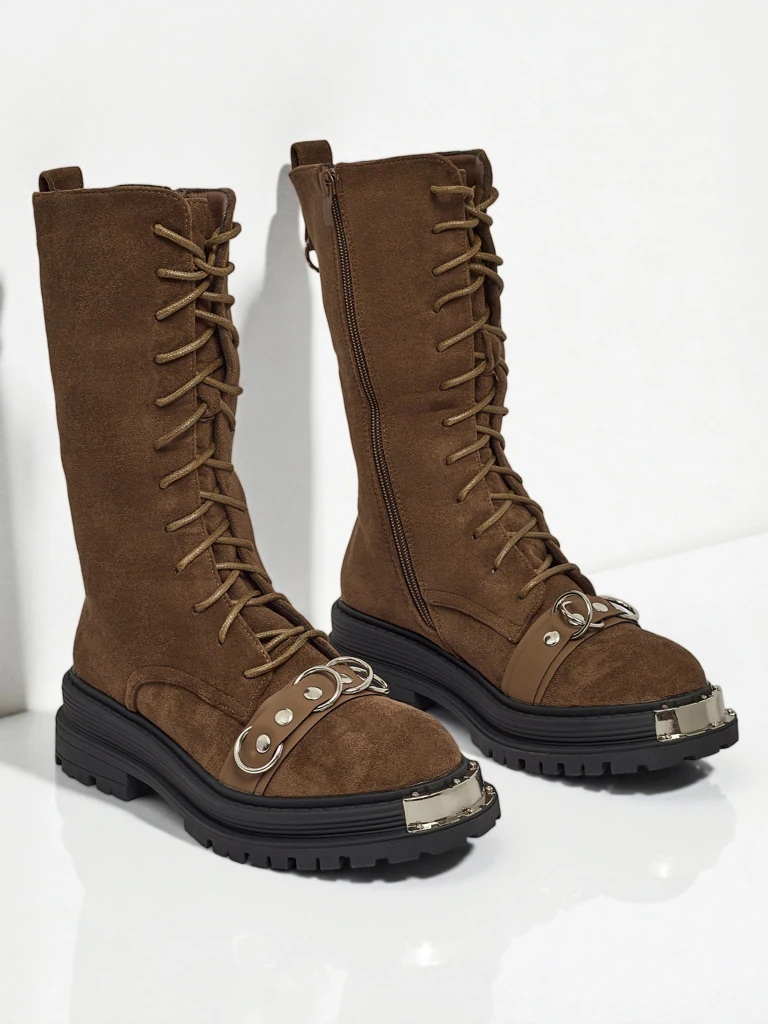 Royalfashion Bottines lacées pour femmes Werces