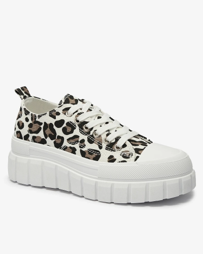 OUTLET Baskets compensées à motifs pour femme Ziratia - Chaussures