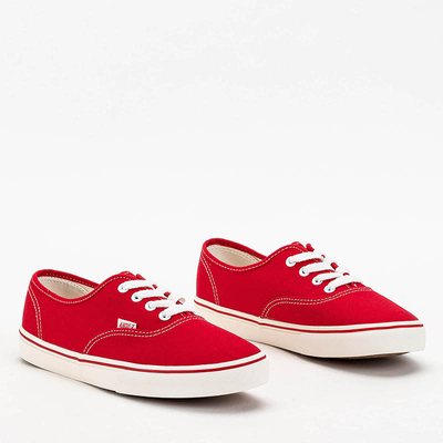 Baskets Lifeda rouges pour femmes - Chaussures