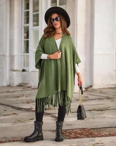 Royalfashion Poncho pour femme