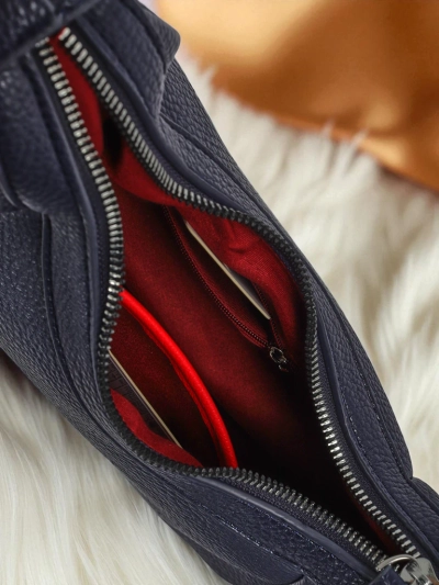 Royalfashion Petit sac à main pour femme en cuir écologique avec sangle décorative Lacquea