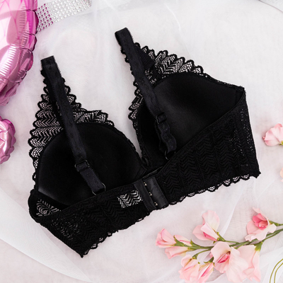 Black Women's Lace Bra - Underwear