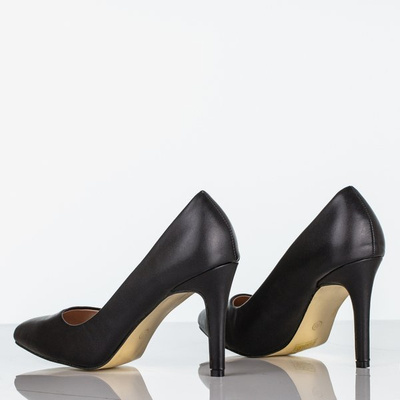 Escarpins Louie en cuir verni noir - Chaussures 1