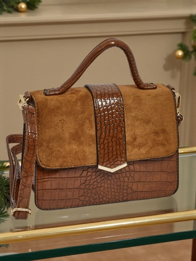 Petit sac à main pour femme en cuir écologique Tesic