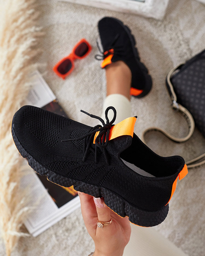 Chaussures de sport pour femmes noires et fuchsia Bommgi - Footwear