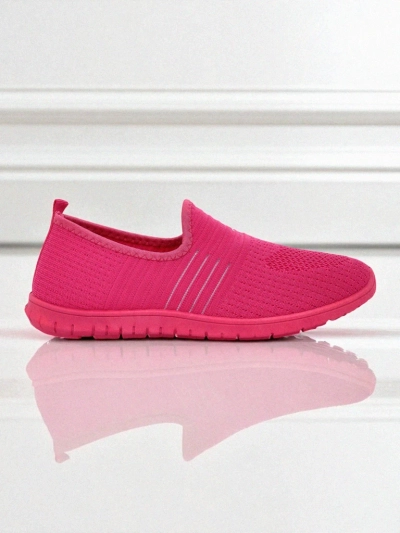 Mocassins pour femmes Perseida tissu confortable orange pour le printemps et l'été