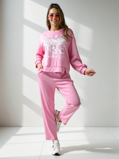 Ensemble en viscose Royalfashion pour femmes avec impression