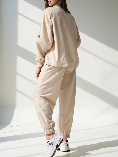 Ensemble en coton Royalfashion pour femmes avec des poignets aux chevilles