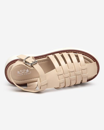 Sandale femme beige sur semelle massive Leteris - Footwear