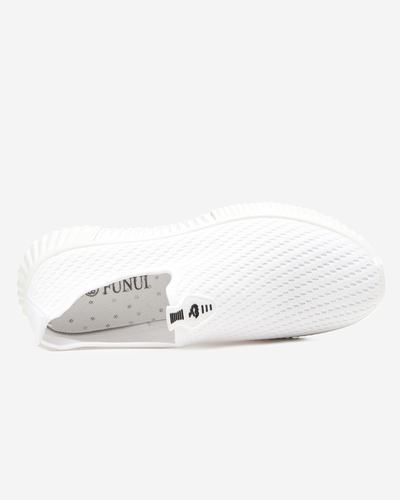 Espadrilles à enfiler blanches pour femmes Banila - Footwear