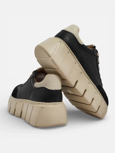 Baskets de sport pour femmes en cuir naturel Taures