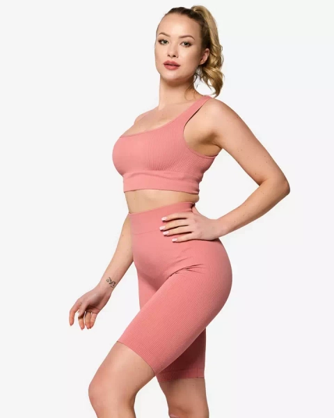 Coral Ensemble de sport rayé pour femme - Vêtements
