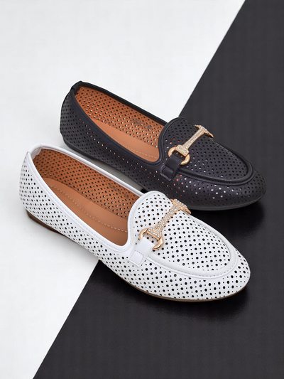 Royalfashion Mocassins ajourés pour femmes Rafalle