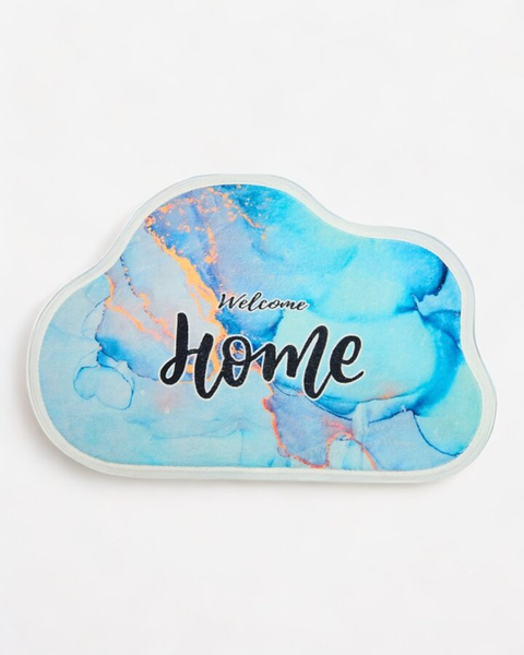 Royalfashion Tapis de paillasson bleu 40x60